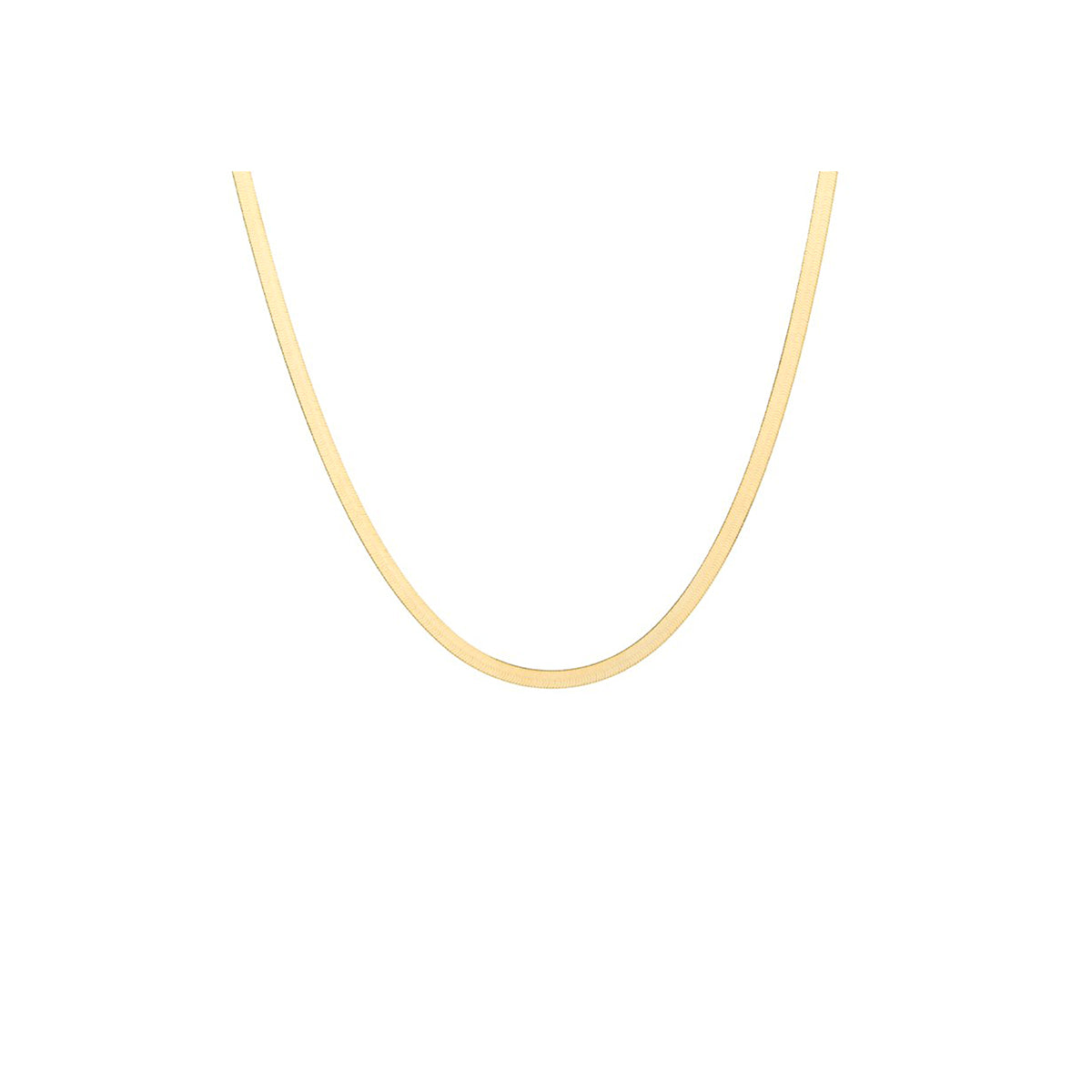 Herringbone Necklace – Ritz Gold