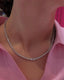 Graduated Diamond Tennis Necklace