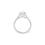 Round Cut Diamond Ring Pave Band