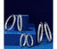 Diamond Scallop Hoops