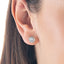 Diamond Halo Stud Earrings