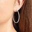 Diamond Grand Hoops