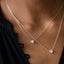 Floating Diamond Solitaire Necklace